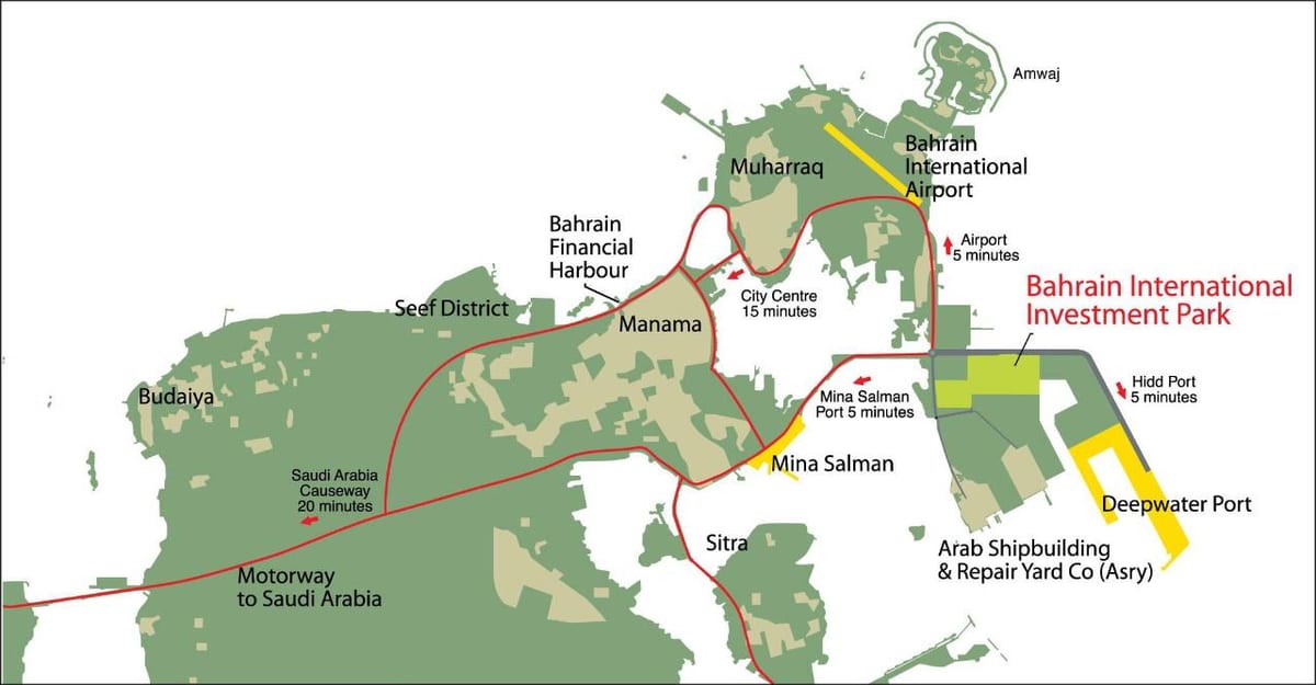 mapa ng Bahrain 2030