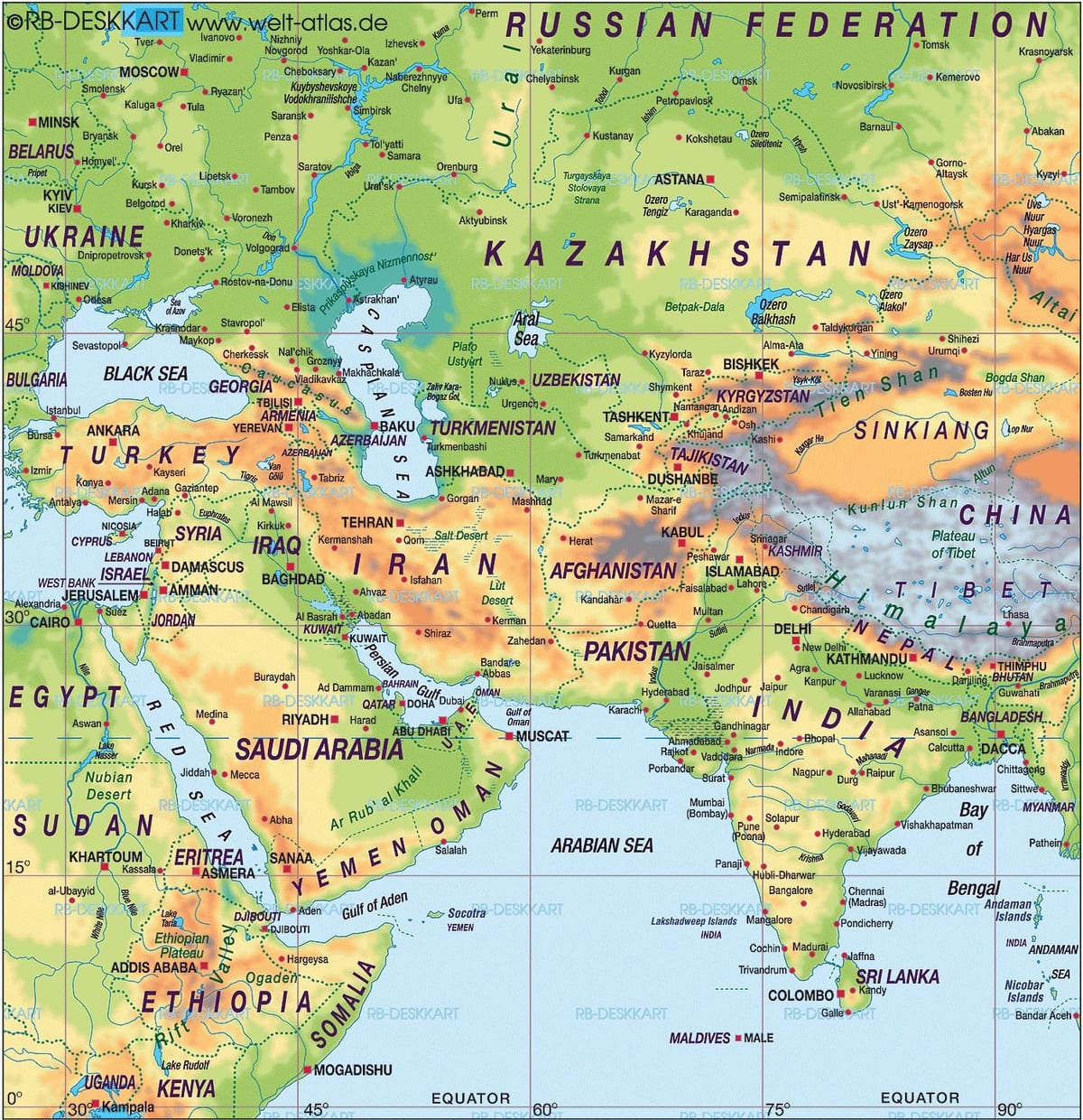 mapa ng Bahrain mapa ng mundo atlas