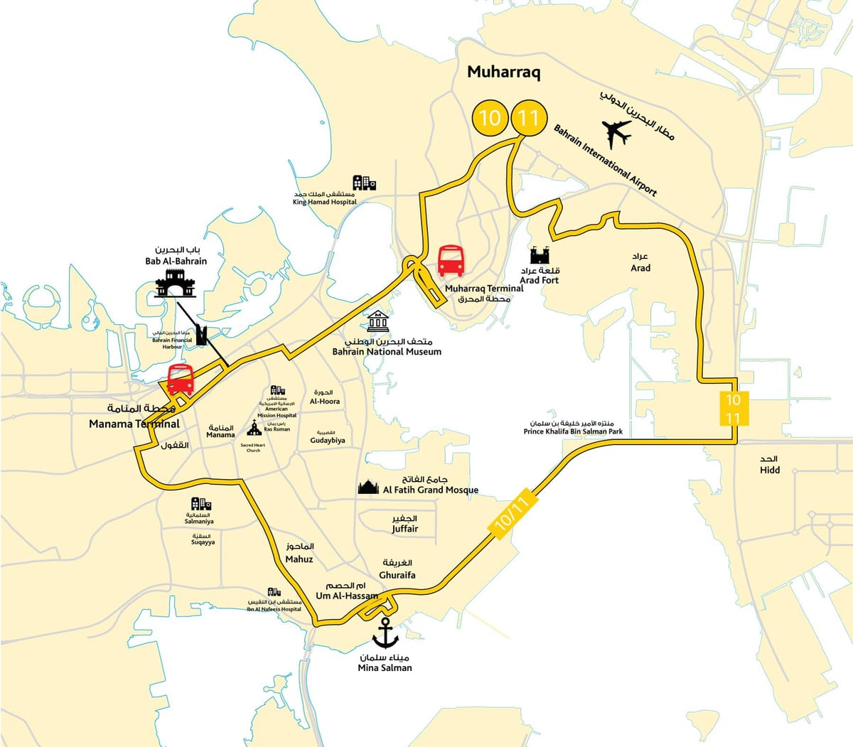 mapa ng Bahrain paaralan sa pagmamaneho sa kalsada