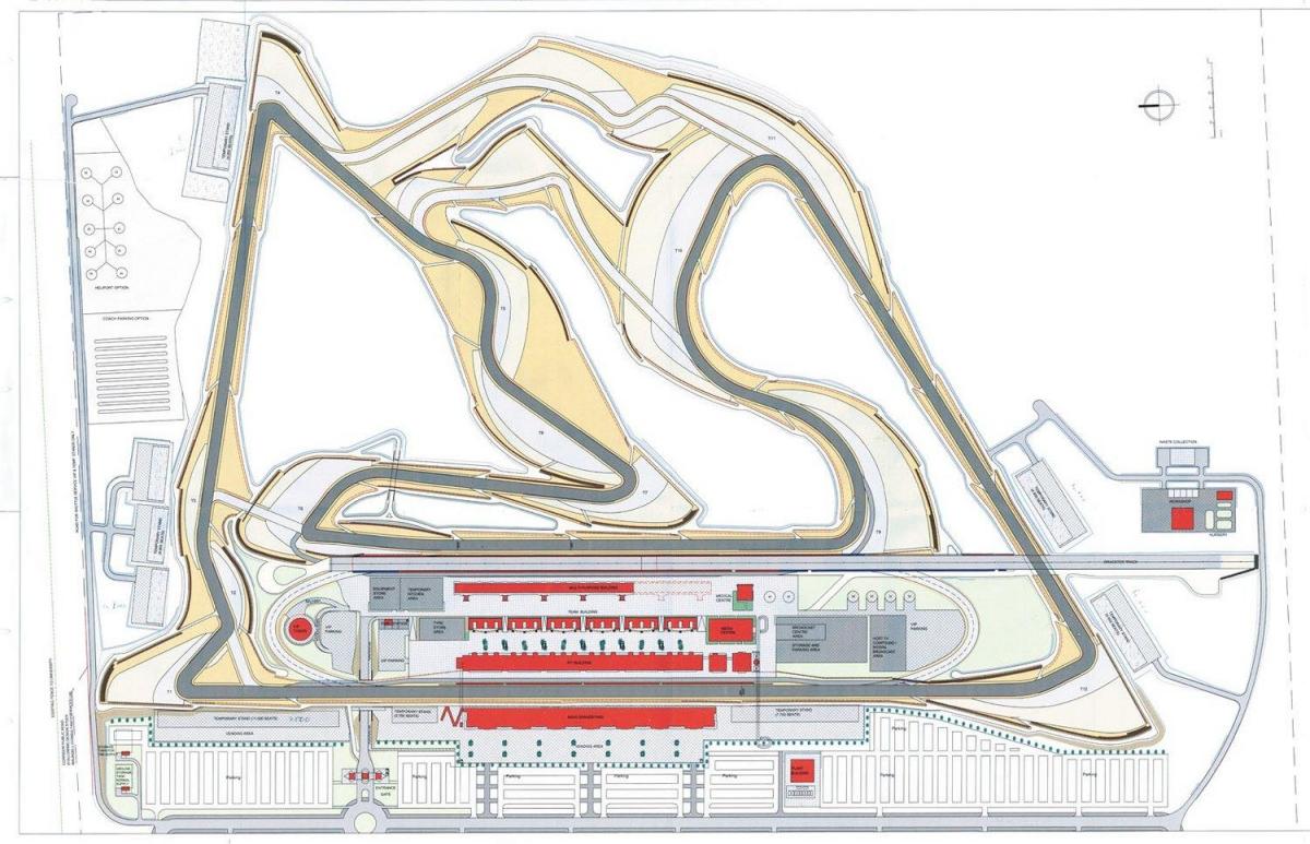 Bahrain circuit mapa
