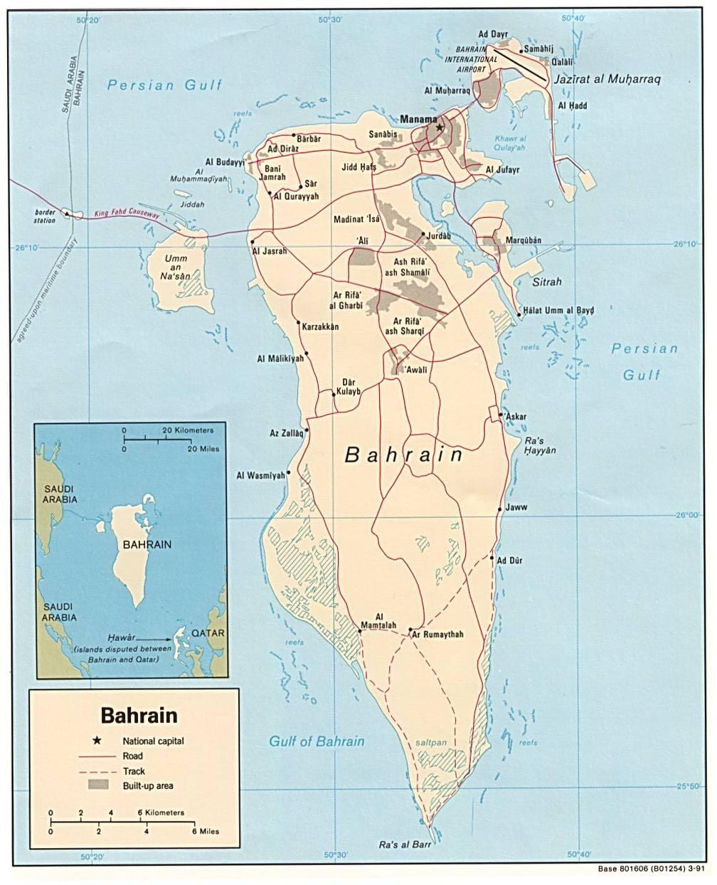 mapa ng exhibition kalsada Bahrain