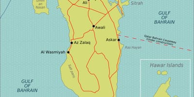 Sa Bahrain international airport paradahan mapa
