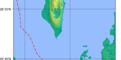Mapa ng Bahrain pisikal na