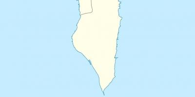 Mapa ng Bahrain vector mapa
