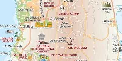 Mapa ng puno ng buhay sa Bahrain